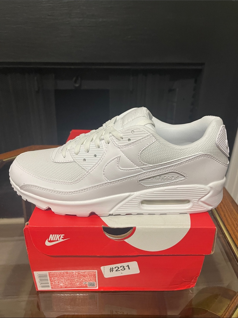 Nike White Air Max Low-Top Sneaker